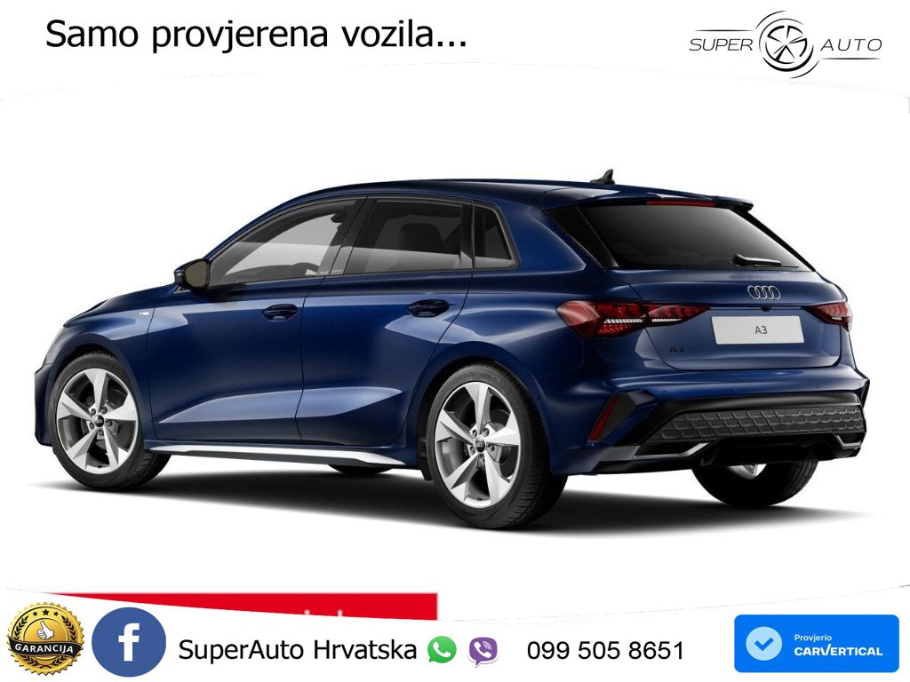 Audi A3 35 TFSI (150 KS) S tronic LED+GR SJED+ACC