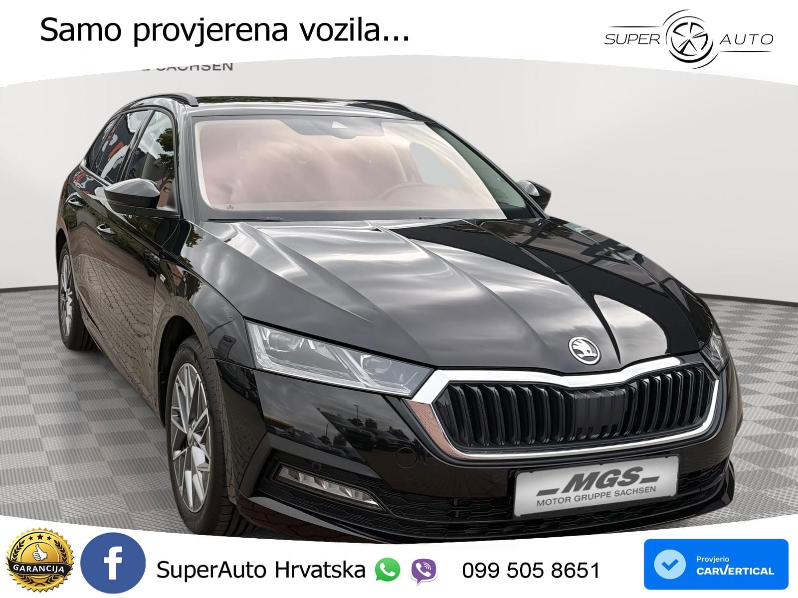 Škoda Octavia Combi 2.0 TDI (150 KS) DSG LED+GR SJED+ACC