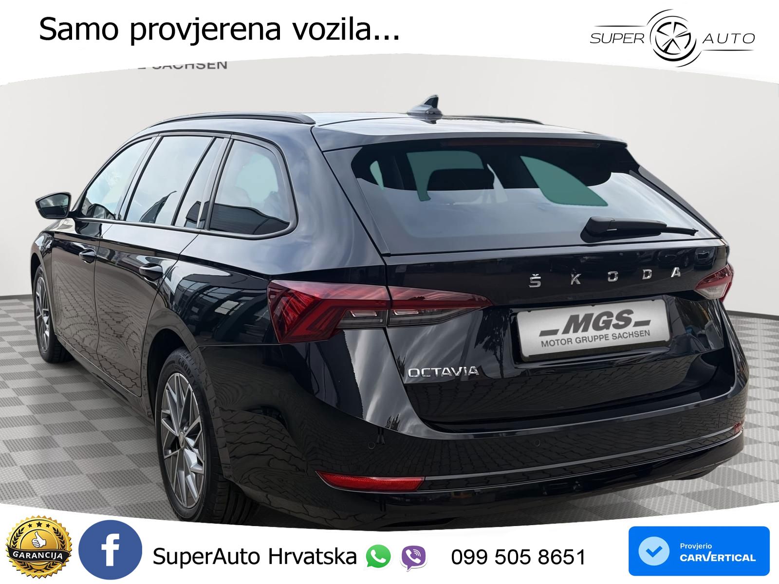 Škoda Octavia Combi 2.0 TDI (150 KS) DSG LED+GR SJED+ACC