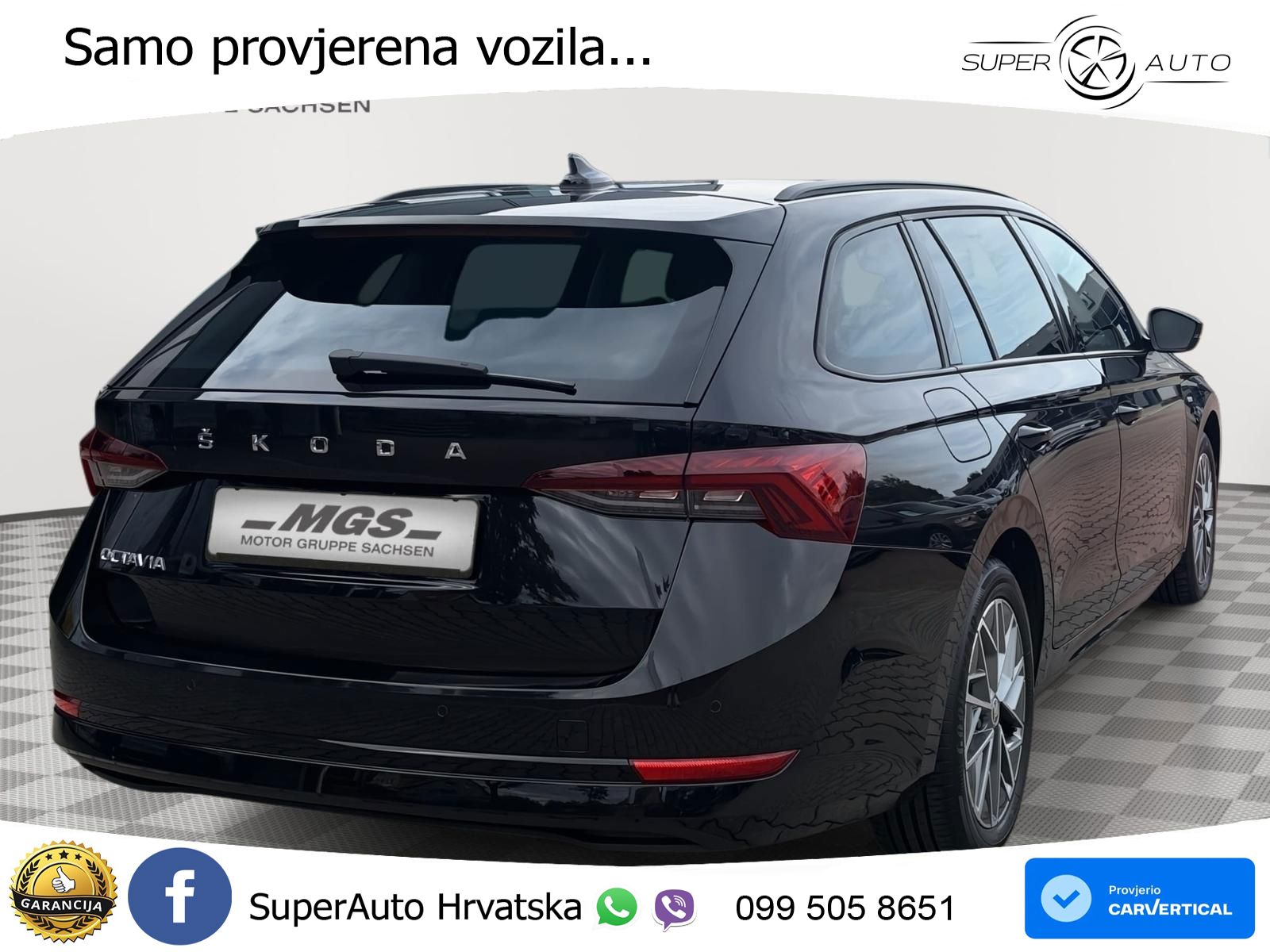 Škoda Octavia Combi 2.0 TDI (150 KS) DSG LED+GR SJED+ACC