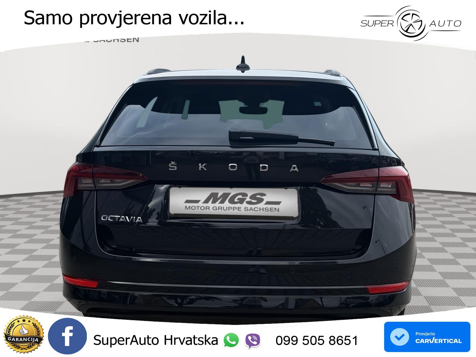 Škoda Octavia Combi 2.0 TDI (150 KS) DSG LED+GR SJED+ACC