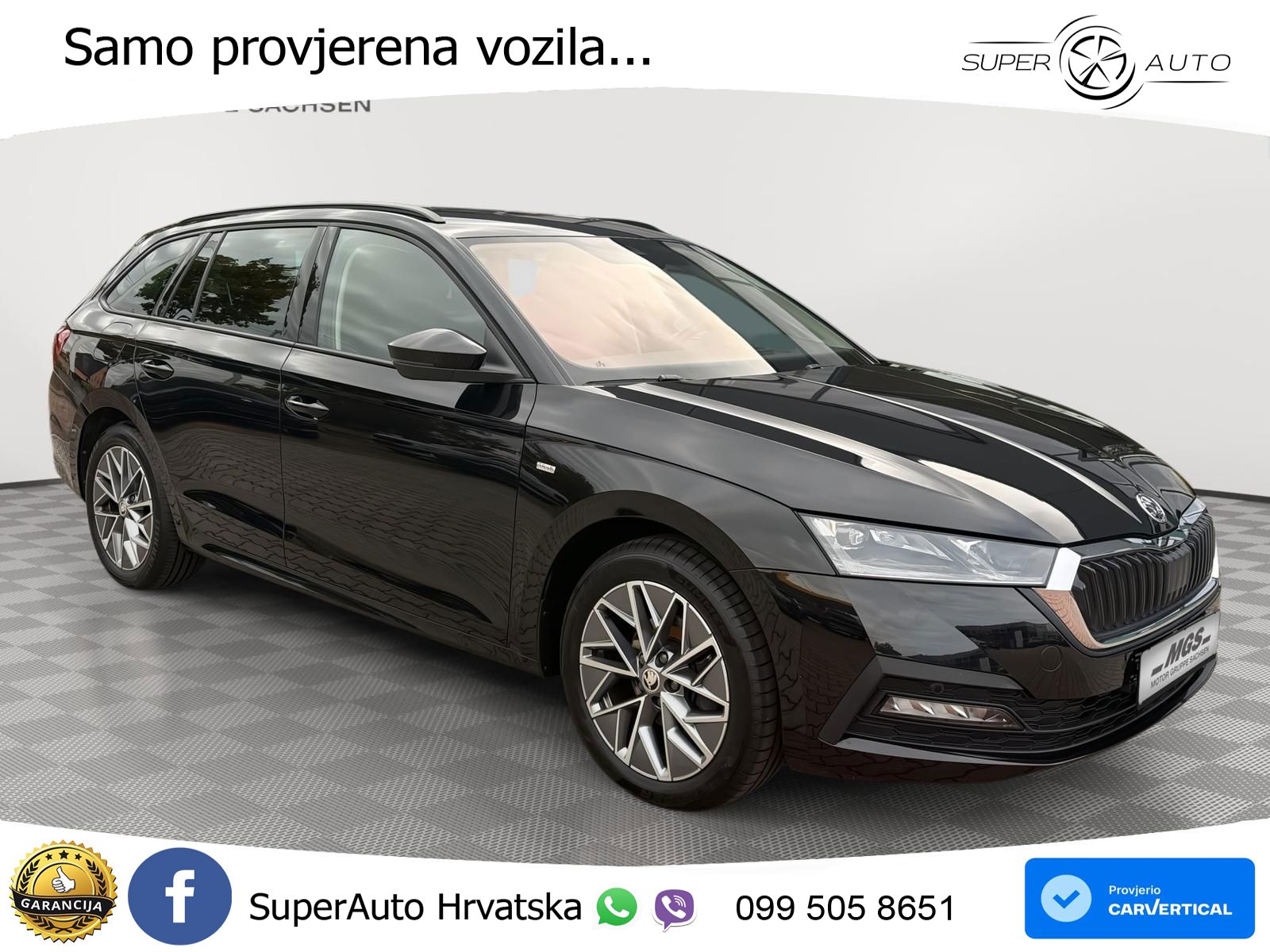 Škoda Octavia Combi 2.0 TDI (150 KS) DSG LED+GR SJED+ACC