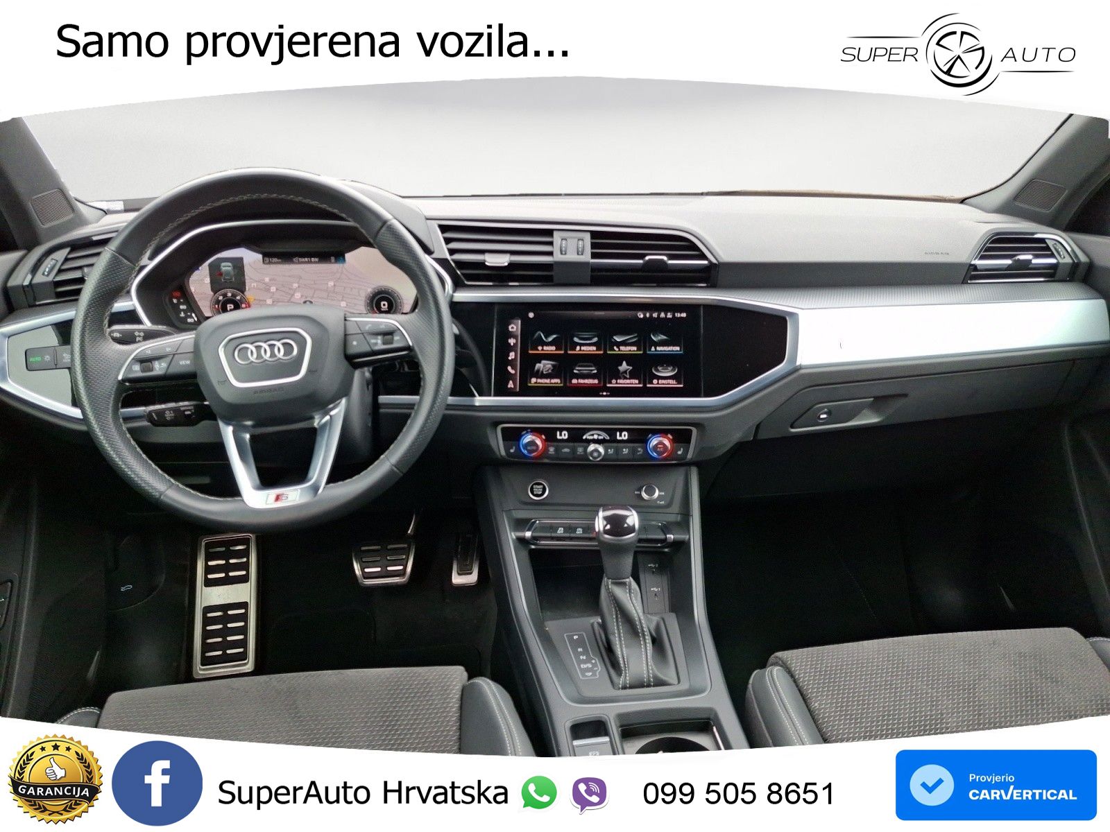 Audi Q3 40 TDI (200 KS) quattro S tronic S line LED+GR SJED+ACC