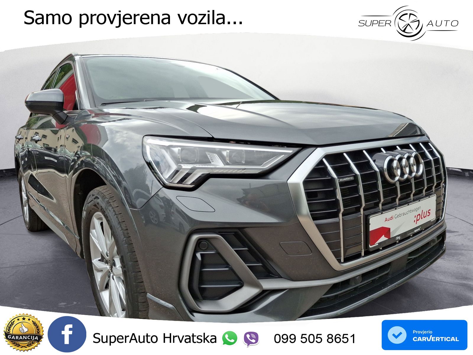 Audi Q3 40 TDI (200 KS) quattro S tronic S line LED+GR SJED+ACC