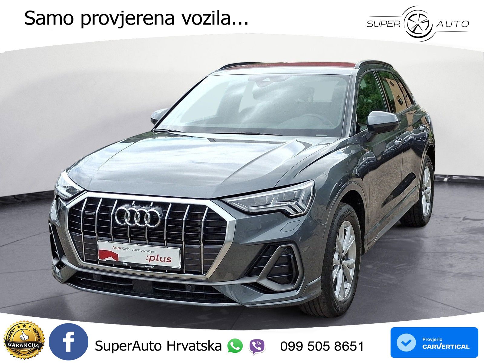 Audi Q3 40 TDI (200 KS) quattro S tronic S line LED+GR SJED+ACC