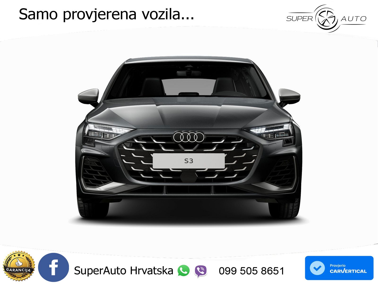 Audi S3 2.0 TFSI (333 KS) quattro S tronic LED+GR SJED+ACC