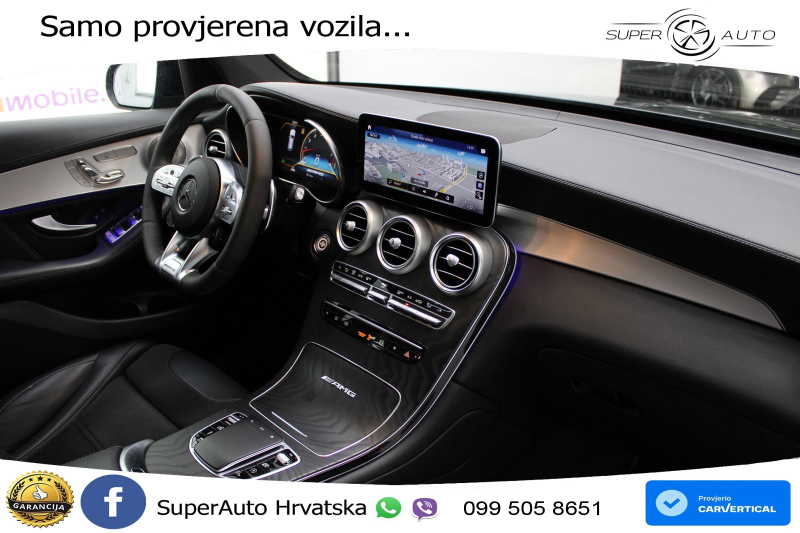 Mercedes AMG GLC 63 S V8 (510 KS) 4MATIC+ MCT ACC+HEAD+4xGR SJED+360+PANO