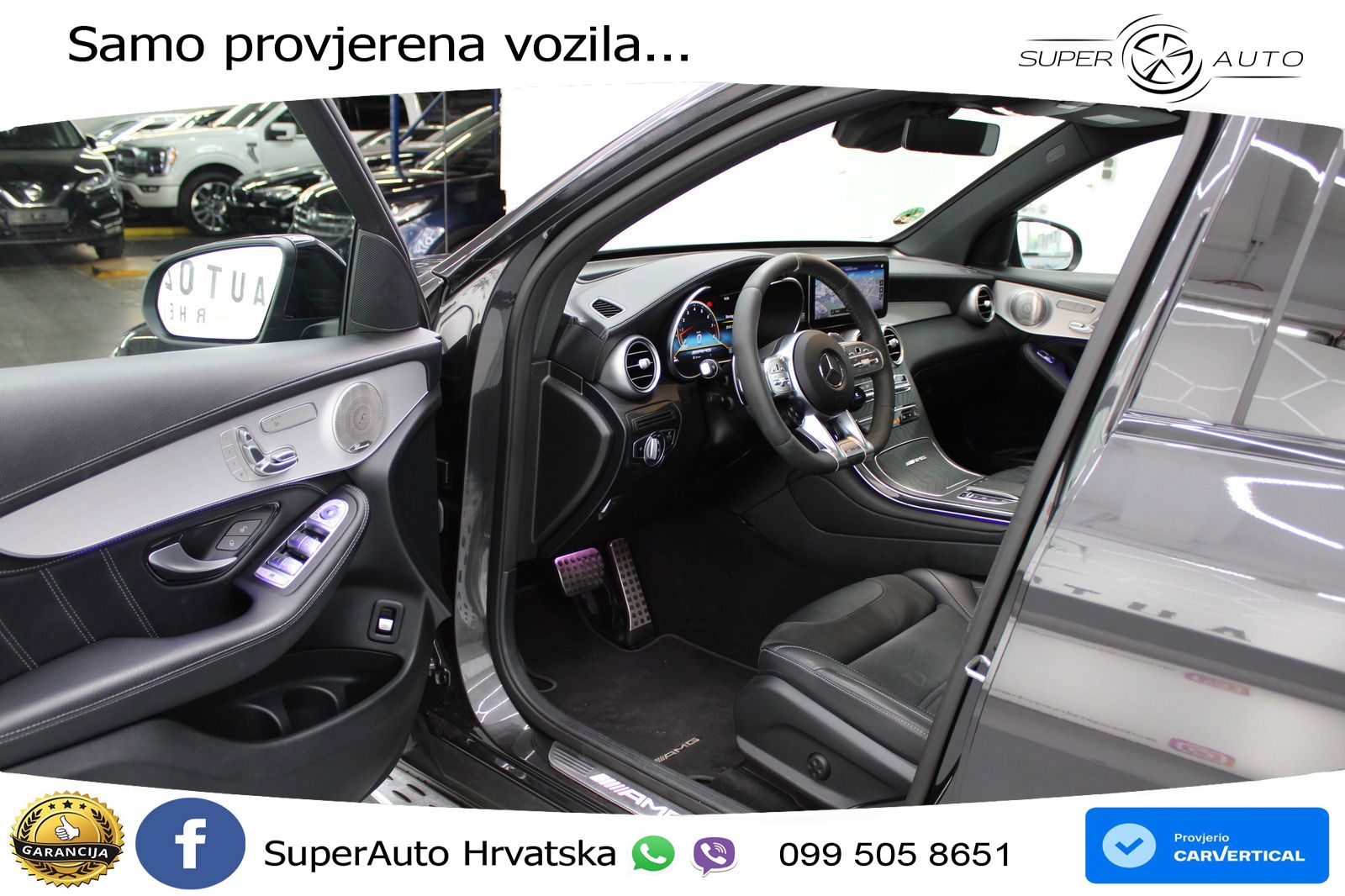Mercedes AMG GLC 63 S V8 (510 KS) 4MATIC+ MCT ACC+HEAD+4xGR SJED+360+PANO