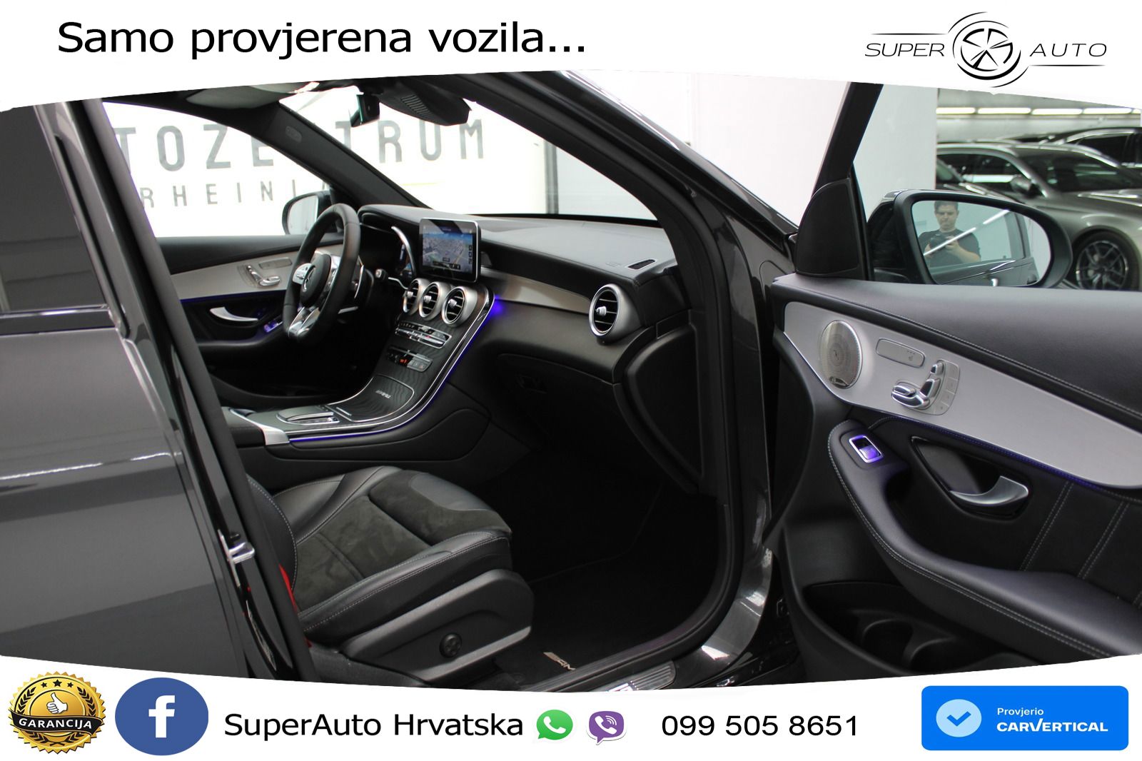 Mercedes AMG GLC 63 S V8 (510 KS) 4MATIC+ MCT ACC+HEAD+4xGR SJED+360+PANO