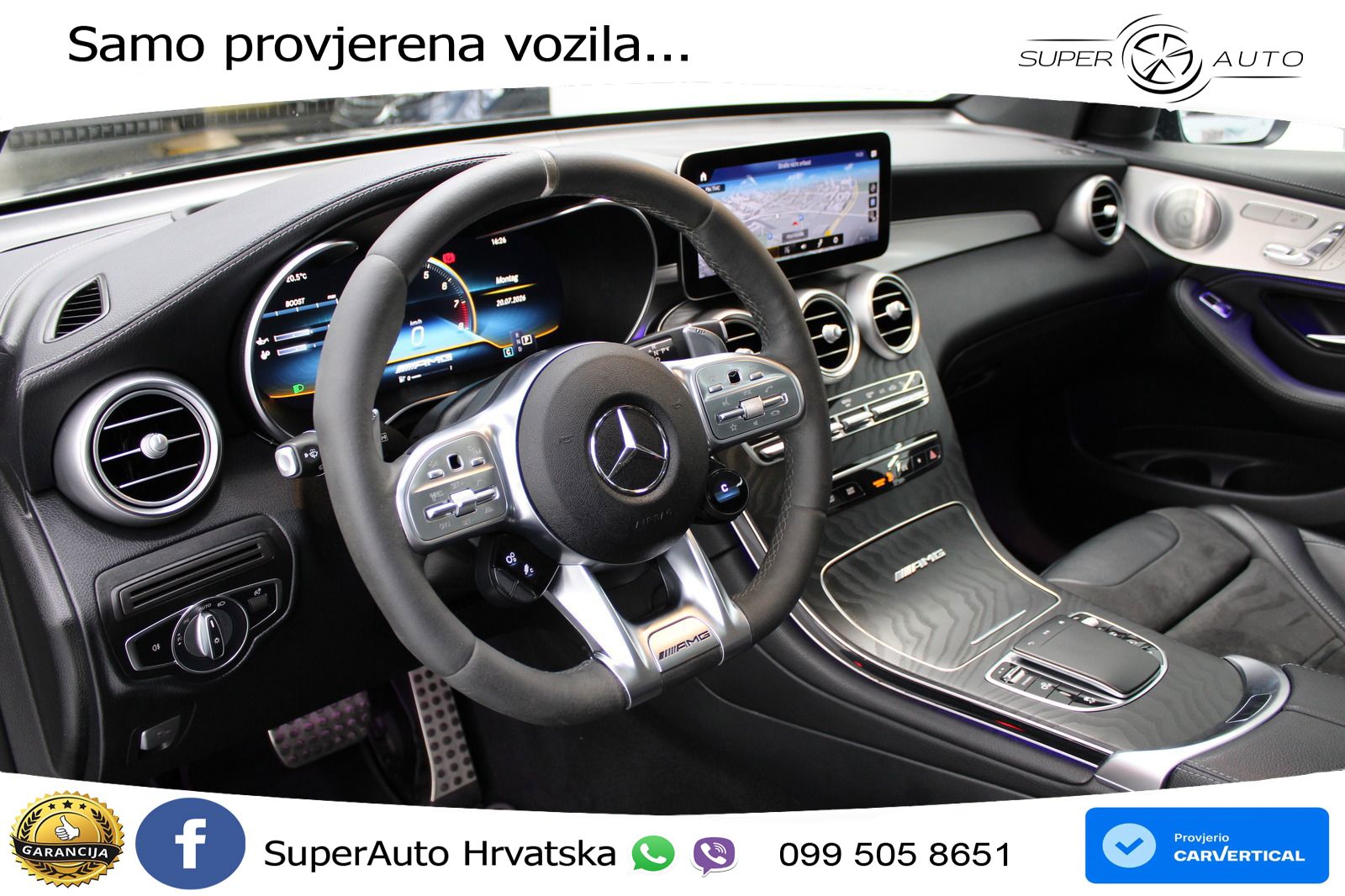 Mercedes AMG GLC 63 S V8 (510 KS) 4MATIC+ MCT ACC+HEAD+4xGR SJED+360+PANO
