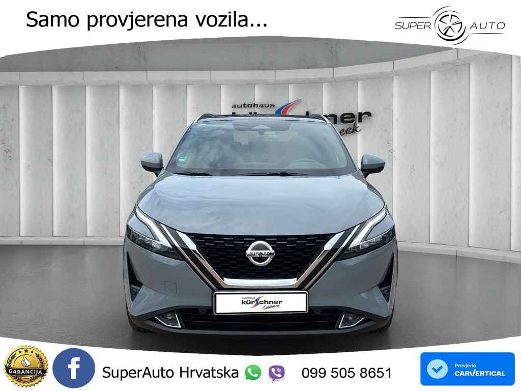 Nissan Qashqai 1.3 DIG-T (158 KS) 4x4 Xtronic Tekna ACC+HEAD+GR SJED+360+PANO