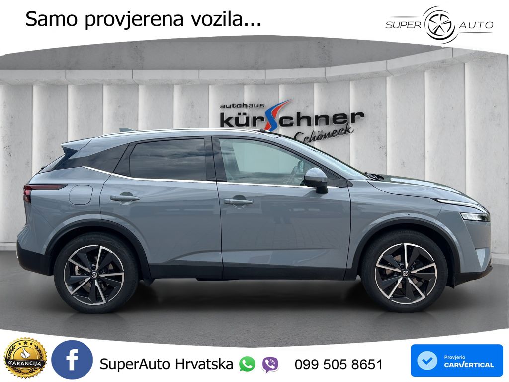 Nissan Qashqai 1.3 DIG-T (158 KS) 4x4 Xtronic Tekna ACC+HEAD+GR SJED+360+PANO