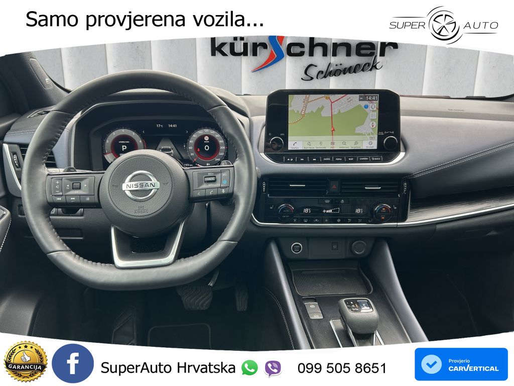 Nissan Qashqai 1.3 DIG-T (158 KS) 4x4 Xtronic Tekna ACC+HEAD+GR SJED+360+PANO