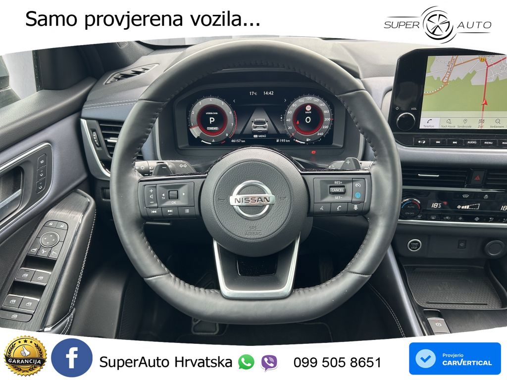 Nissan Qashqai 1.3 DIG-T (158 KS) 4x4 Xtronic Tekna ACC+HEAD+GR SJED+360+PANO