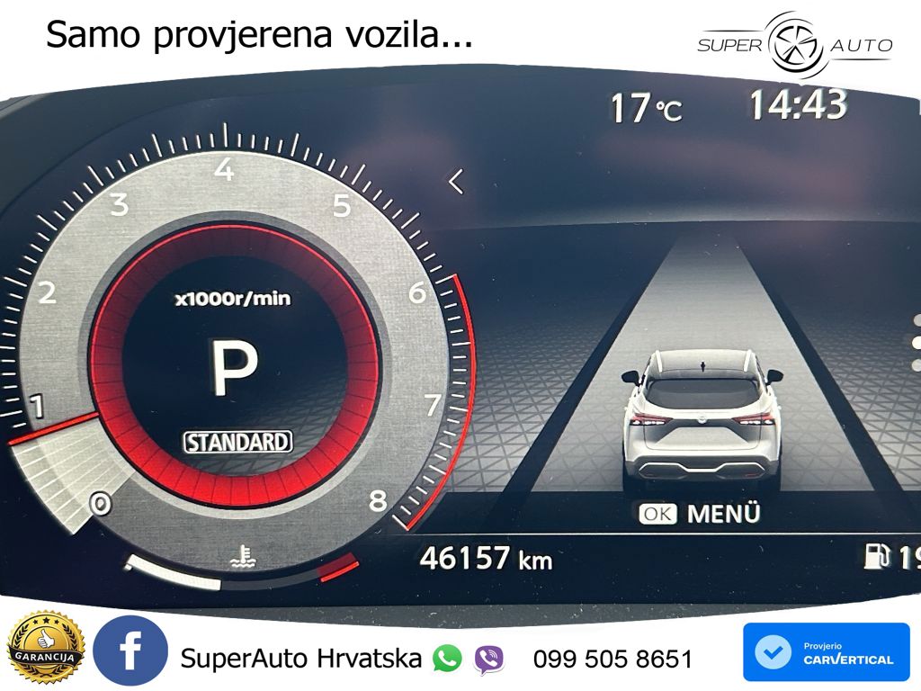 Nissan Qashqai 1.3 DIG-T (158 KS) 4x4 Xtronic Tekna ACC+HEAD+GR SJED+360+PANO