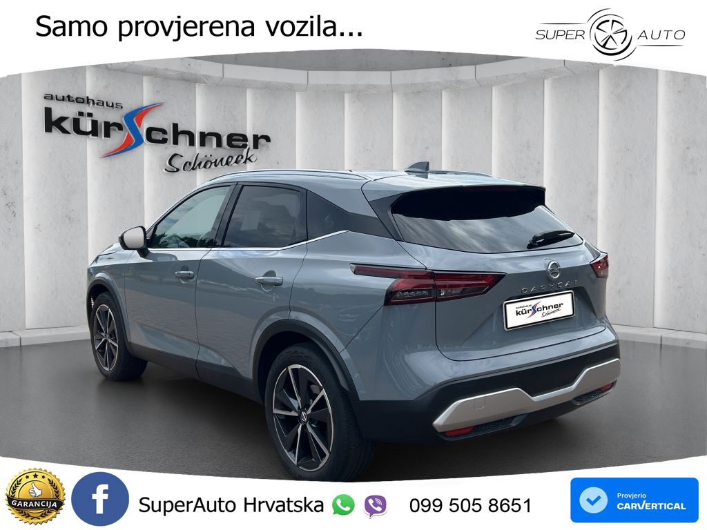 Nissan Qashqai 1.3 DIG-T (158 KS) 4x4 Xtronic Tekna ACC+HEAD+GR SJED+360+PANO