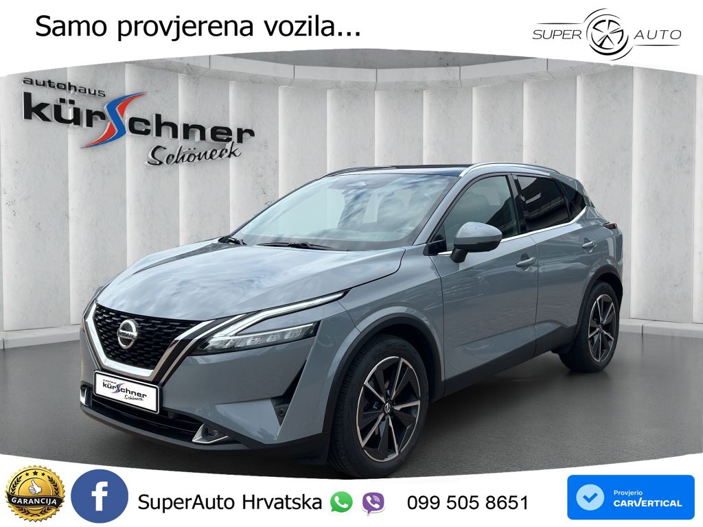 Nissan Qashqai 1.3 DIG-T (158 KS) 4x4 Xtronic Tekna ACC+HEAD+GR SJED+360+PANO