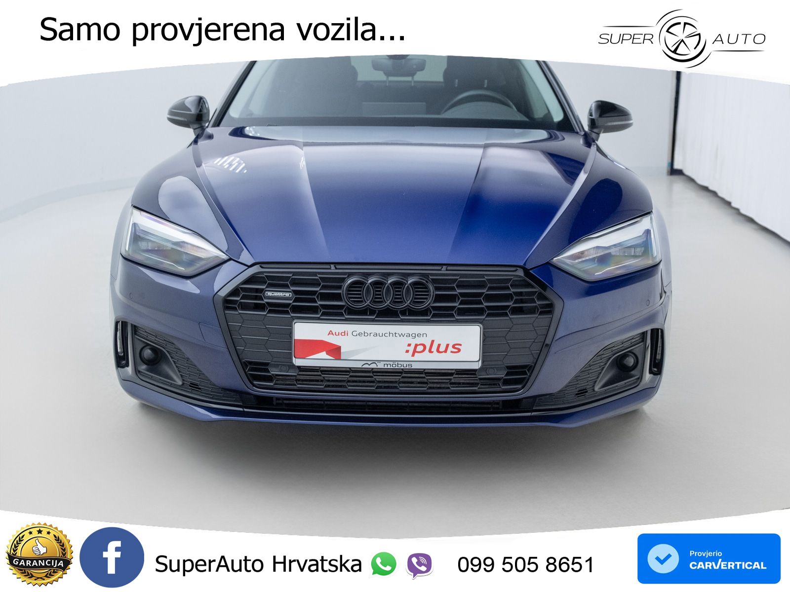 Audi A5 Sportback  40 TFSI (204 KS) quattro S tronic LED+GR SJED+ACC
