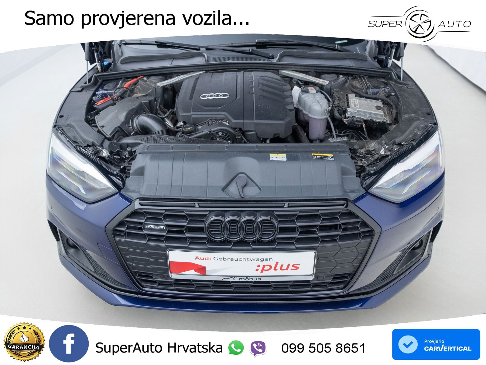 Audi A5 Sportback  40 TFSI (204 KS) quattro S tronic LED+GR SJED+ACC