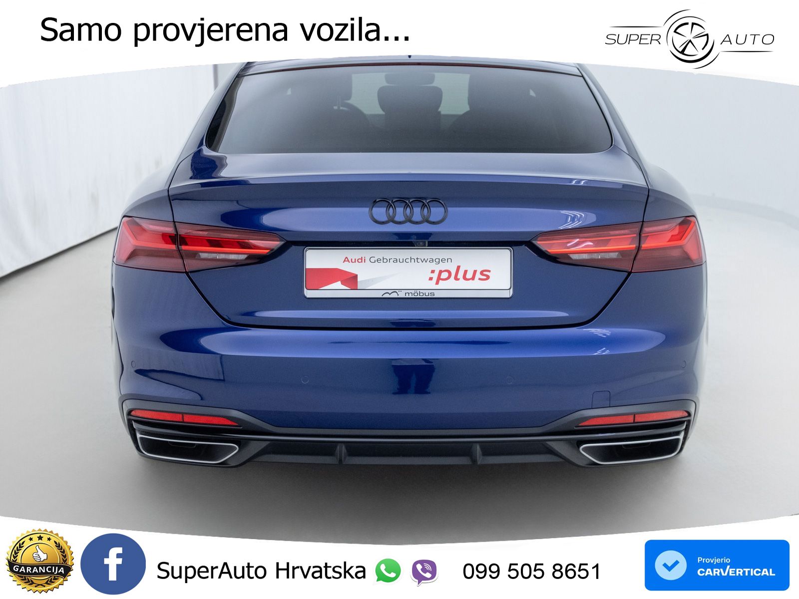 Audi A5 Sportback  40 TFSI (204 KS) quattro S tronic LED+GR SJED+ACC
