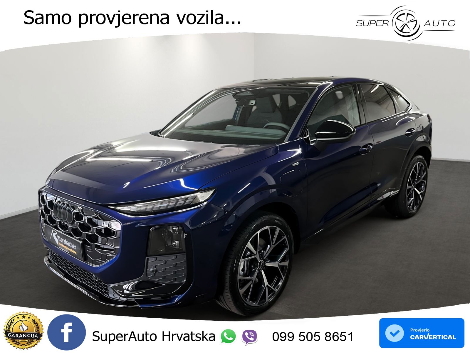Audi Q3 Sportback 1.5 TFSIe (272 KS) S tronic S line