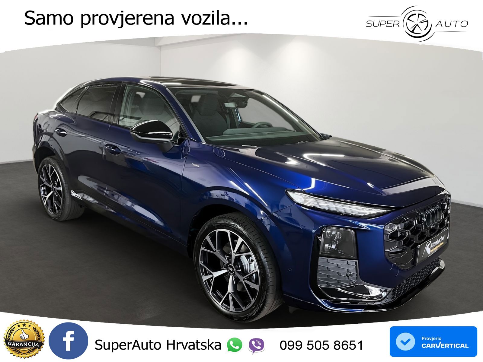 Audi Q3 Sportback 1.5 TFSIe (272 KS) S tronic S line