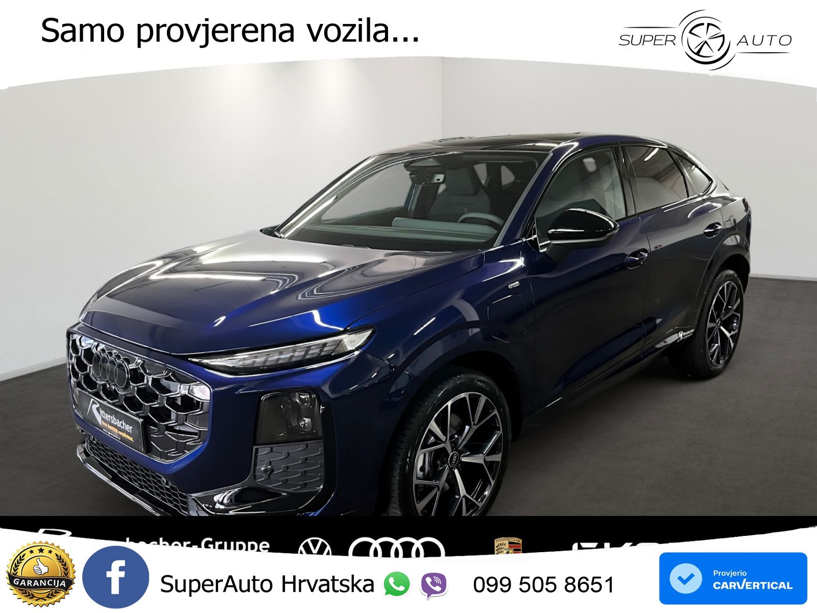Audi Q3 Sportback 1.5 TFSIe (272 KS) S tronic S line