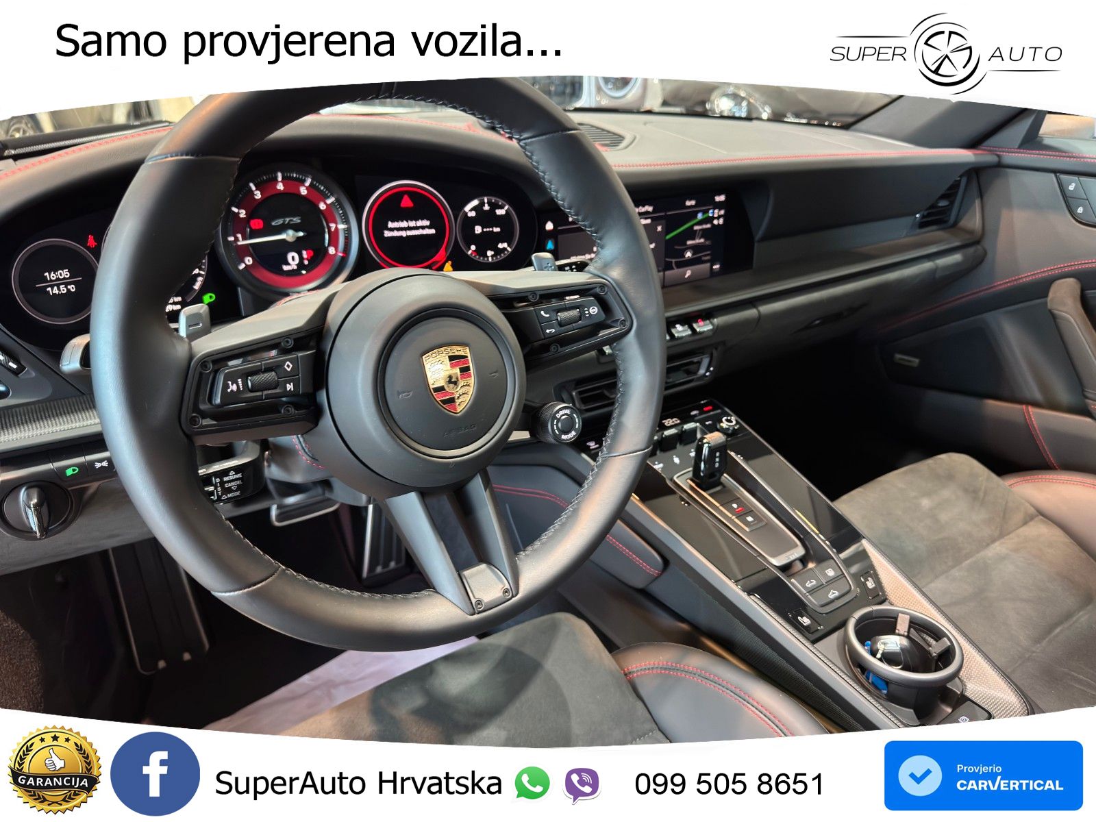 Porsche 911 Carrera 4 GTS 3.0 (480 KS) PDK ACC+GR SJED+360+PANO