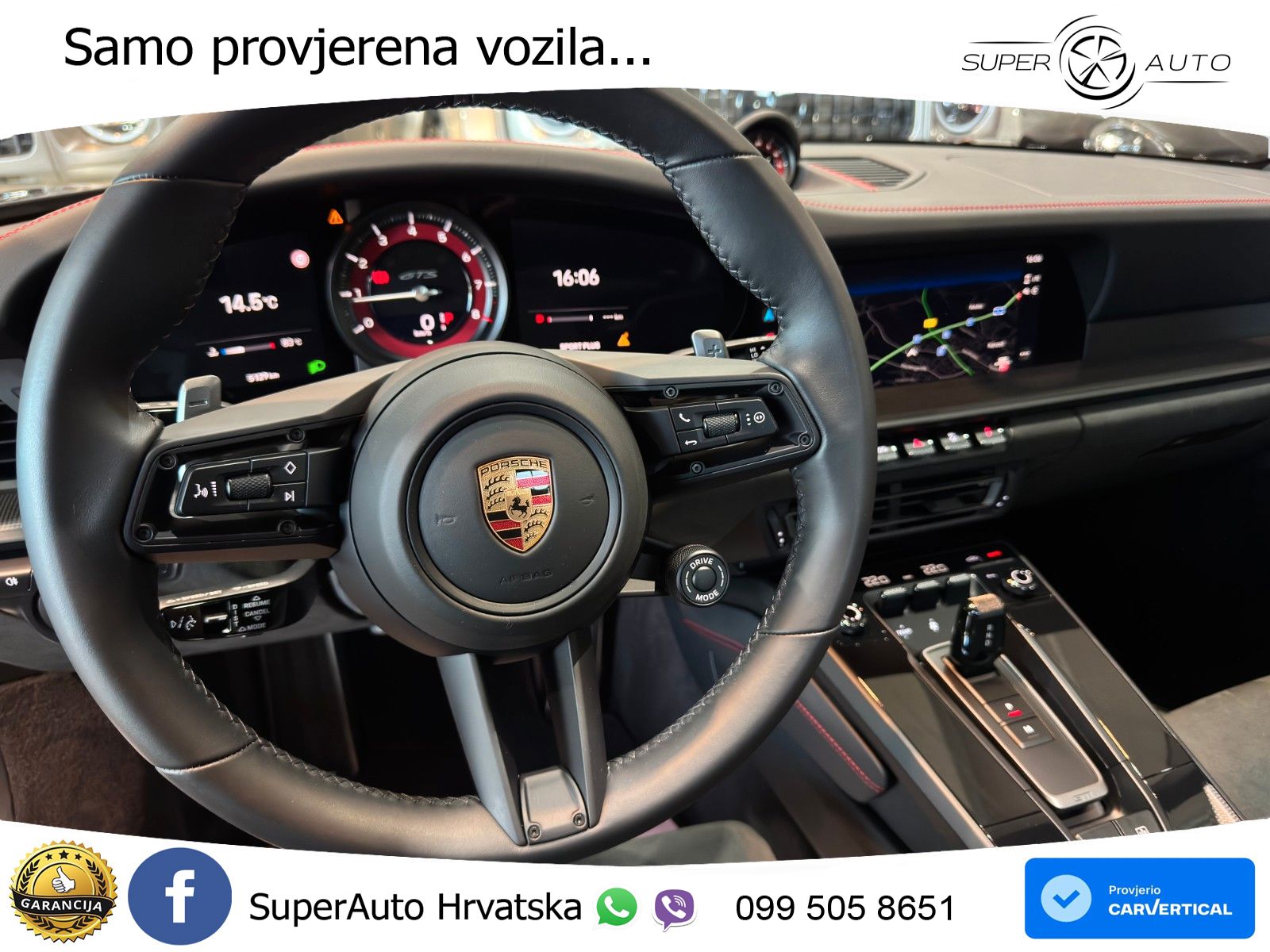 Porsche 911 Carrera 4 GTS 3.0 (480 KS) PDK ACC+GR SJED+360+PANO