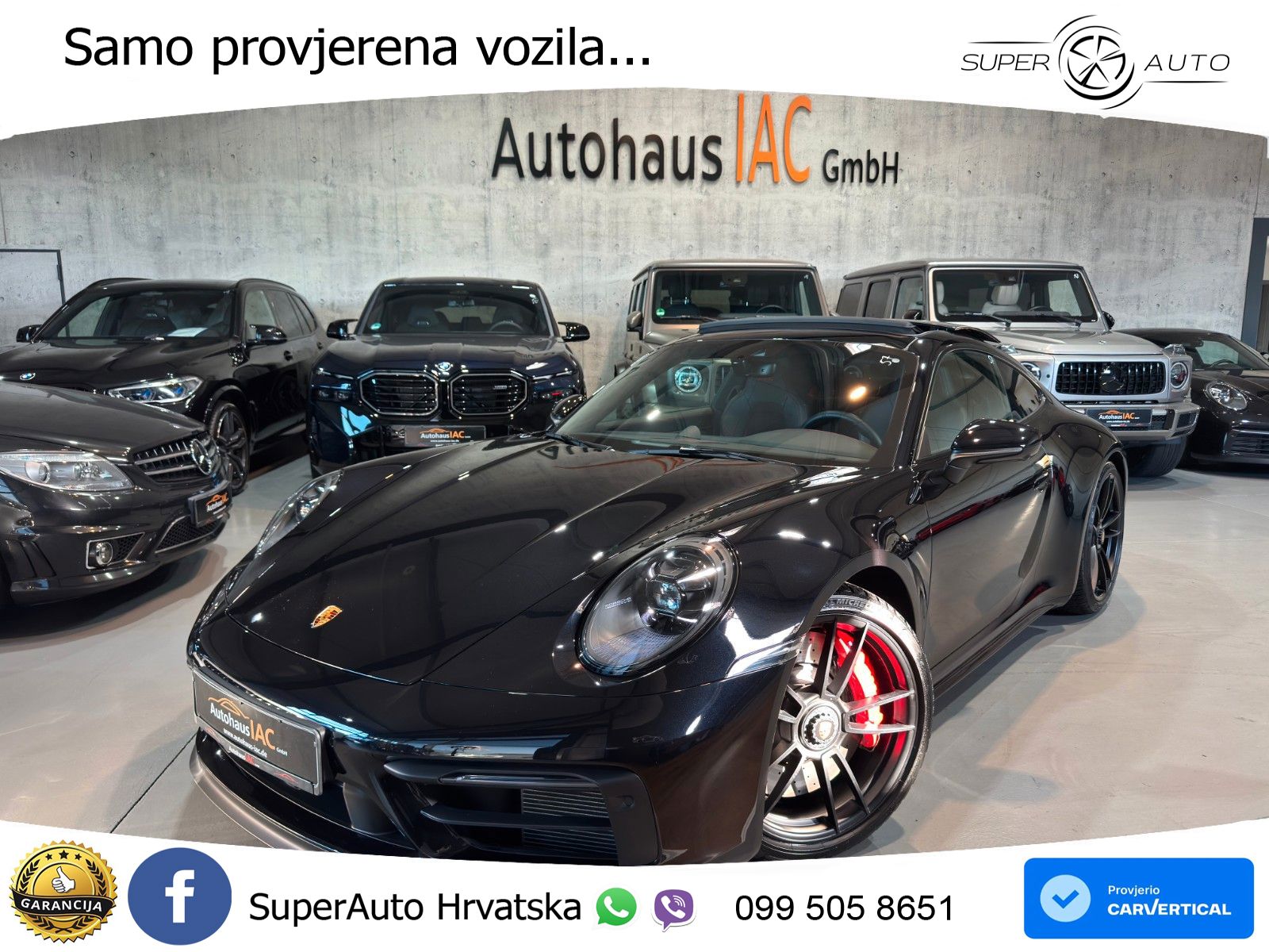Porsche 911 Carrera 4 GTS 3.0 (480 KS) PDK ACC+GR SJED+360+PANO