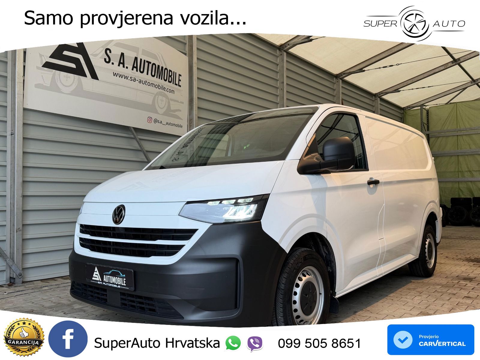 Volkswagen T7 Transporter Kasten 2.0 TDI 110 kW KR 150 KS