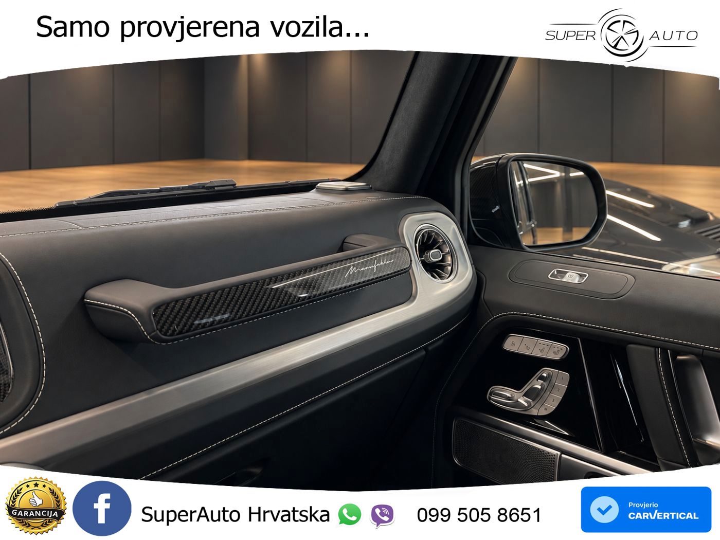 Mercedes AMG G 63 Long V8 (585 KS) 4MATIC 9G-TRONIC AMG SPEEDSHIFT TCT ZRAČNI+ACC+4xGR SJED+KAM