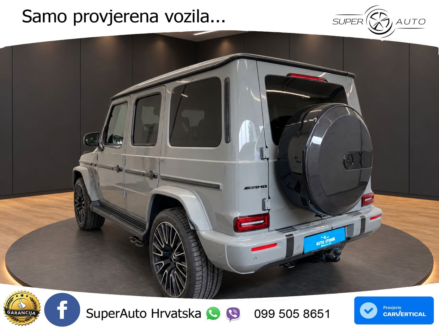 Mercedes AMG G 63 Long V8 (585 KS) 4MATIC 9G-TRONIC AMG SPEEDSHIFT TCT ZRAČNI+ACC+4xGR SJED+KAM