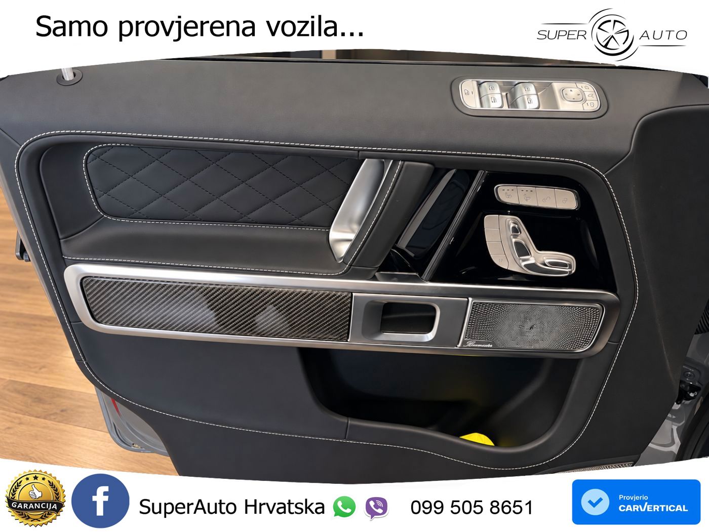 Mercedes AMG G 63 Long V8 (585 KS) 4MATIC 9G-TRONIC AMG SPEEDSHIFT TCT ZRAČNI+ACC+4xGR SJED+KAM