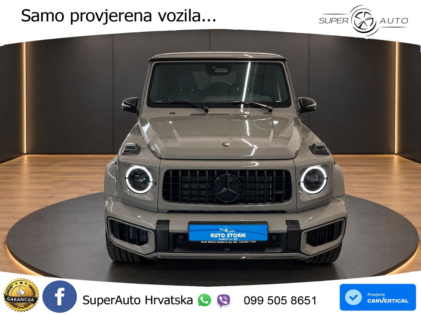 Mercedes AMG G 63 Long V8 (585 KS) 4MATIC 9G-TRONIC AMG SPEEDSHIFT TCT ZRAČNI+ACC+4xGR SJED+KAM