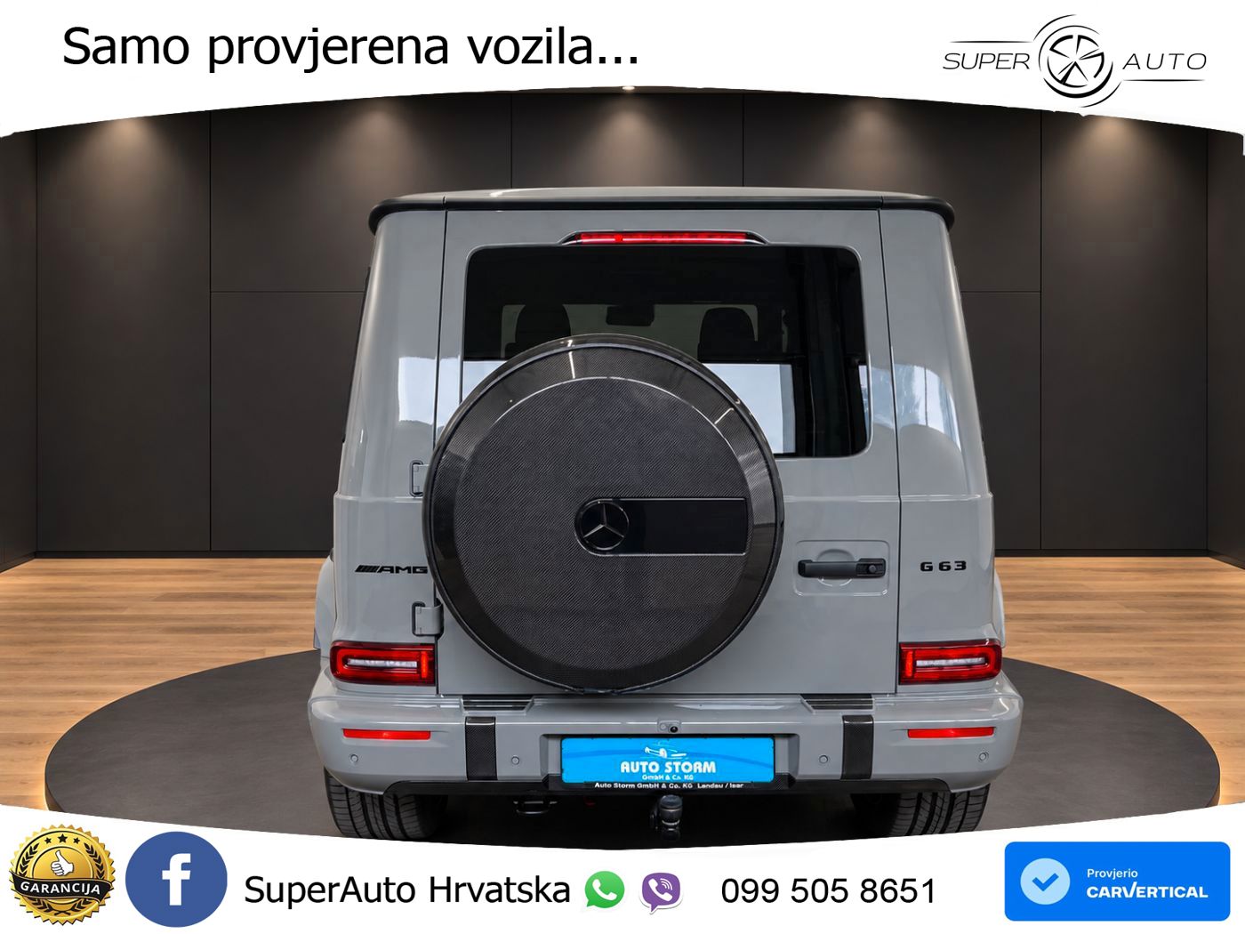 Mercedes AMG G 63 Long V8 (585 KS) 4MATIC 9G-TRONIC AMG SPEEDSHIFT TCT ZRAČNI+ACC+4xGR SJED+KAM