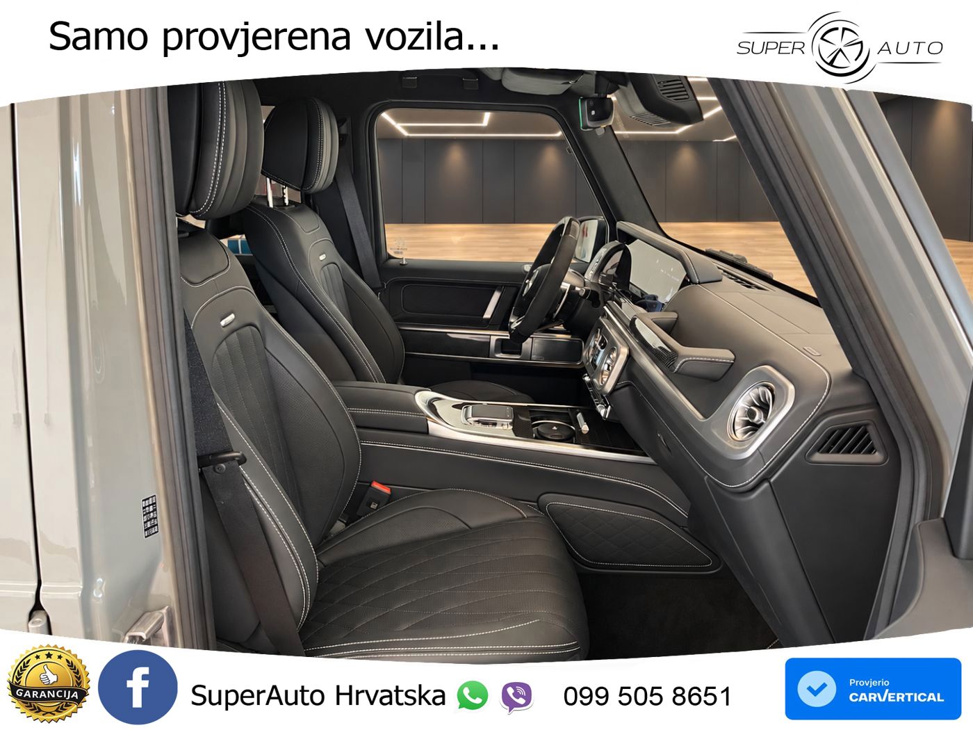 Mercedes AMG G 63 Long V8 (585 KS) 4MATIC 9G-TRONIC AMG SPEEDSHIFT TCT ZRAČNI+ACC+4xGR SJED+KAM