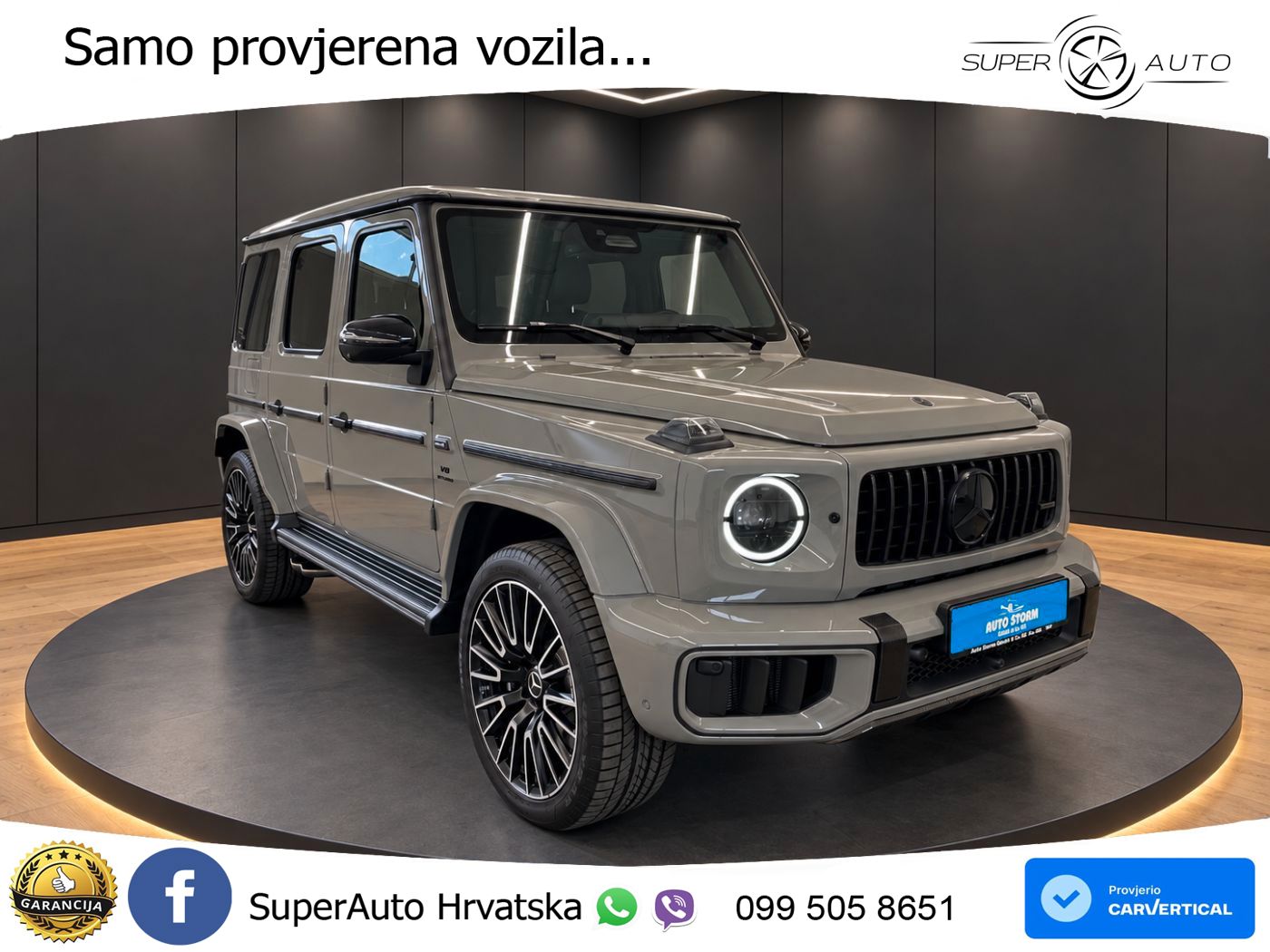 Mercedes AMG G 63 Long V8 (585 KS) 4MATIC 9G-TRONIC AMG SPEEDSHIFT TCT ZRAČNI+ACC+4xGR SJED+KAM