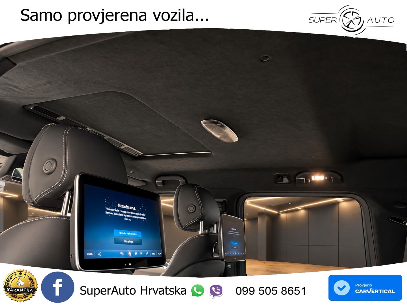 Mercedes AMG G 63 Long V8 (585 KS) 4MATIC 9G-TRONIC AMG SPEEDSHIFT TCT ZRAČNI+ACC+4xGR SJED+KAM