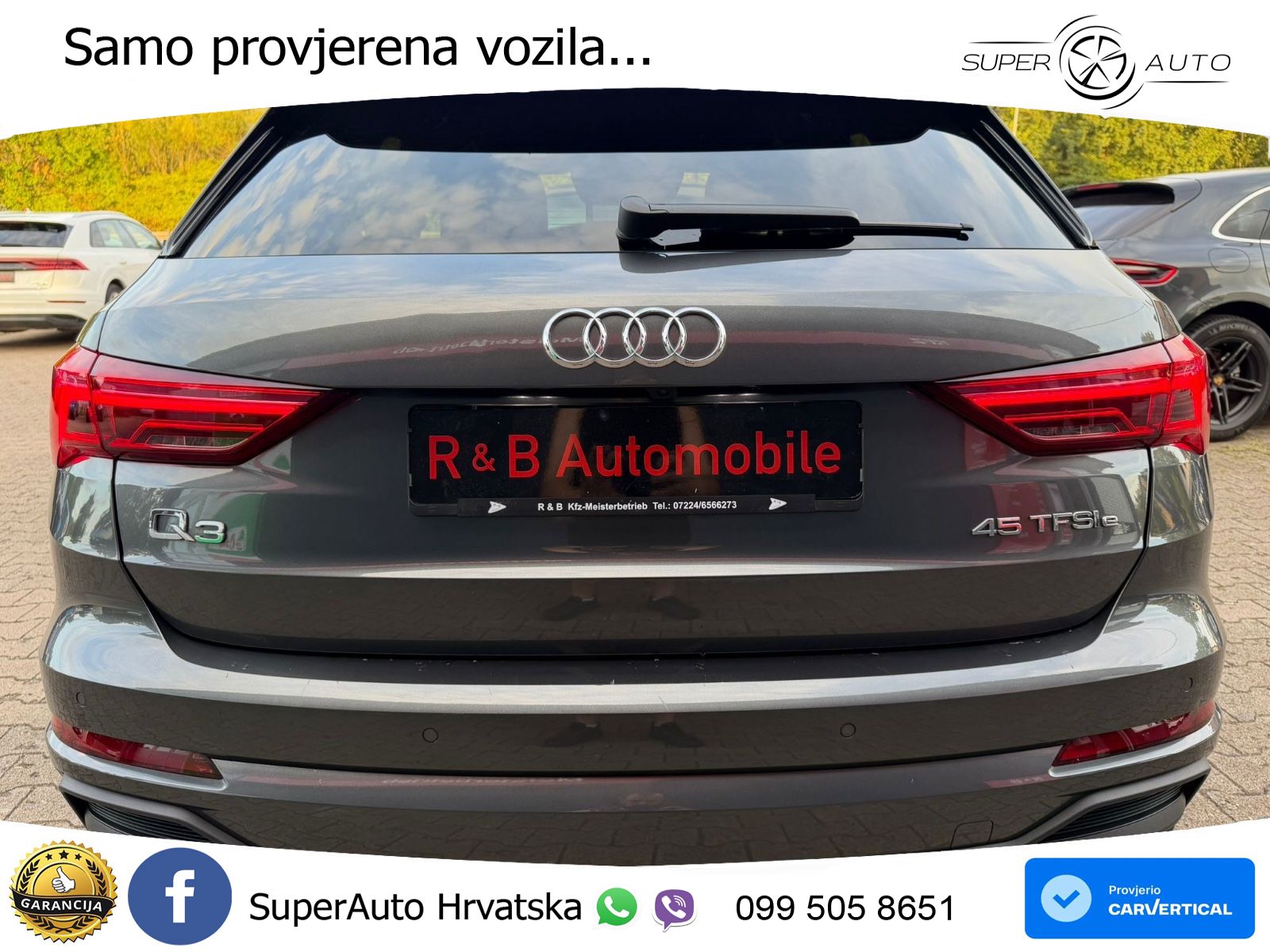 Audi Q3 45 TFSIe (245 KS) S tronic LED+GR SJED+ACC