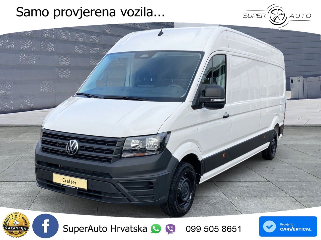 Volkswagen Crafter 35 2.0 TDI Kasten SCR HD LR 140 KS