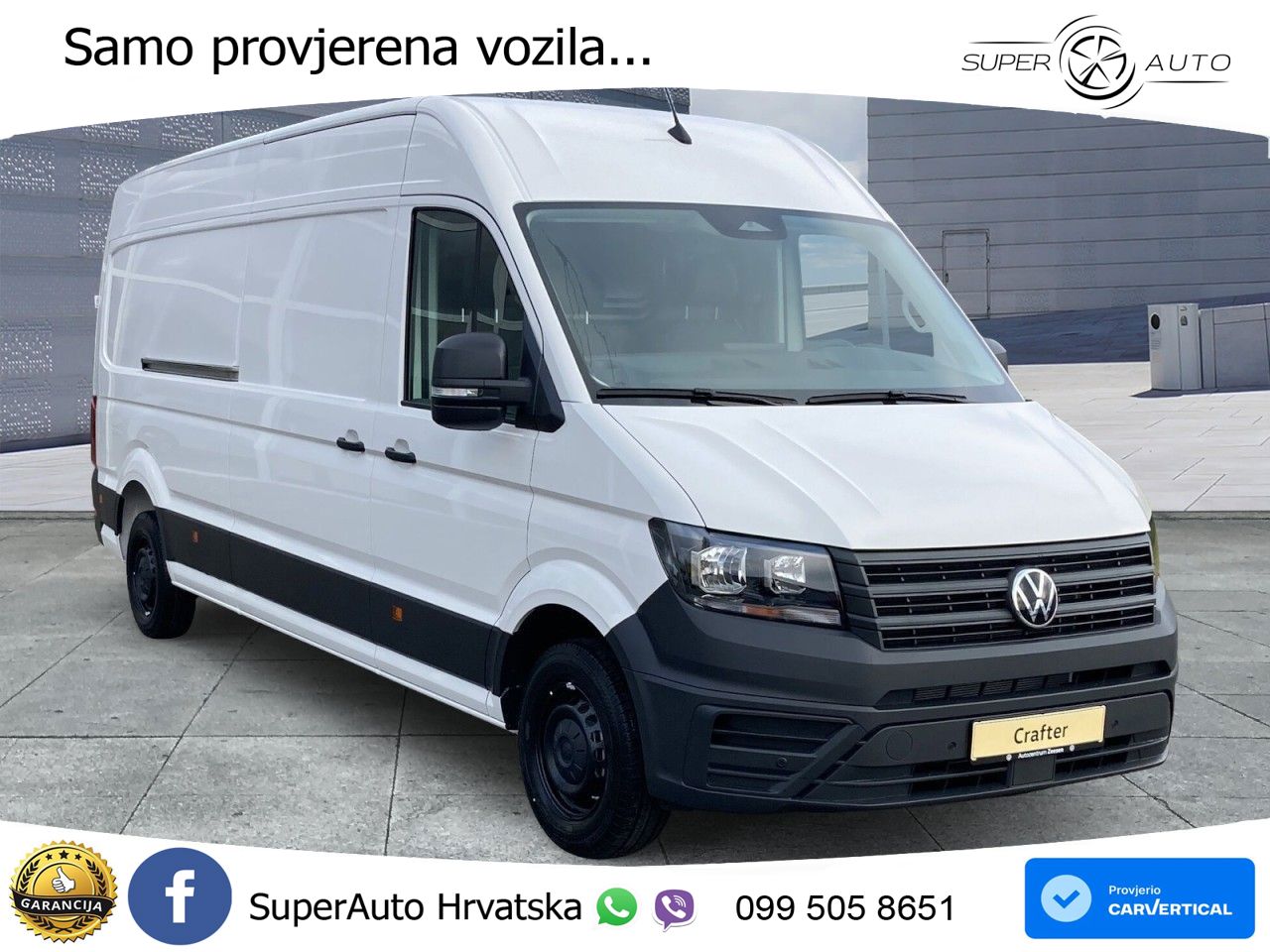 Volkswagen Crafter 35 2.0 TDI Kasten SCR HD LR 140 KS