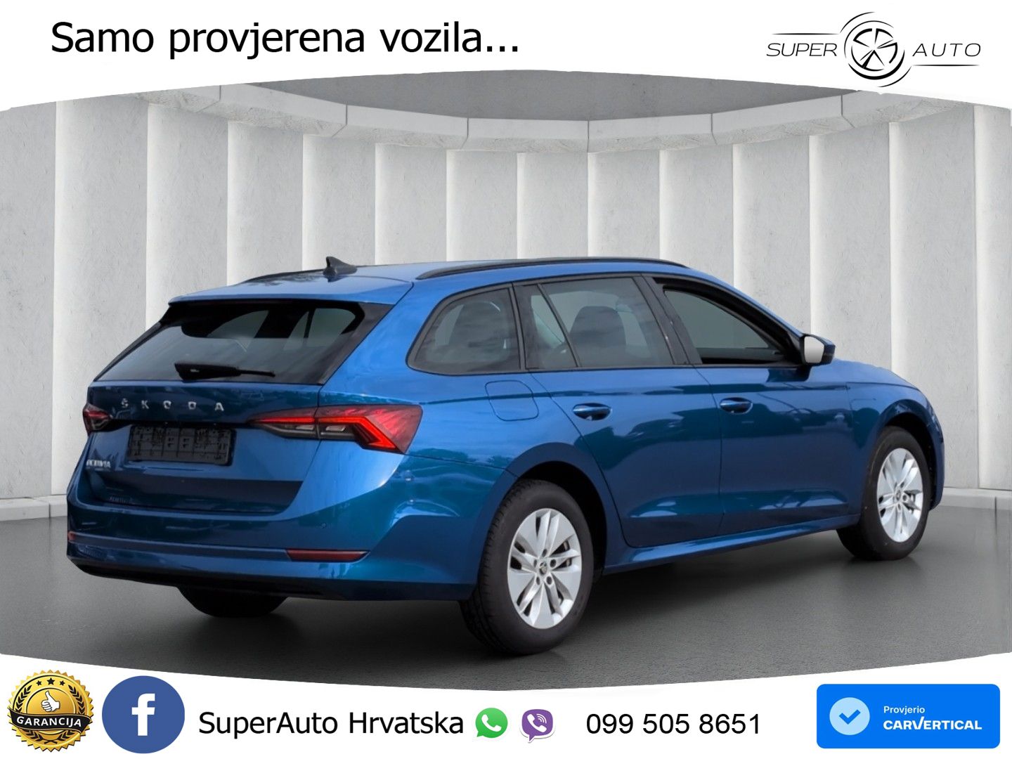 Škoda Octavia Combi 2.0 TDI (150 KS) DSG LED+GR SJED+ACC
