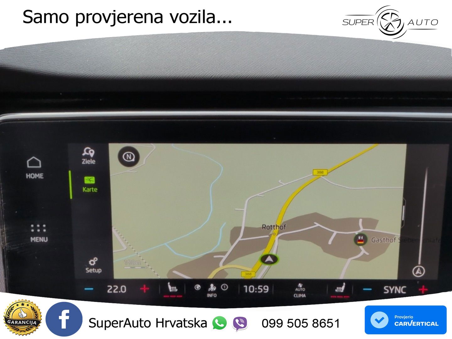 Škoda Octavia Combi 2.0 TDI (150 KS) DSG LED+GR SJED+ACC