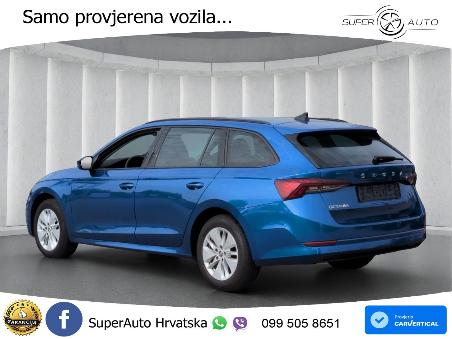 Škoda Octavia Combi 2.0 TDI (150 KS) DSG LED+GR SJED+ACC