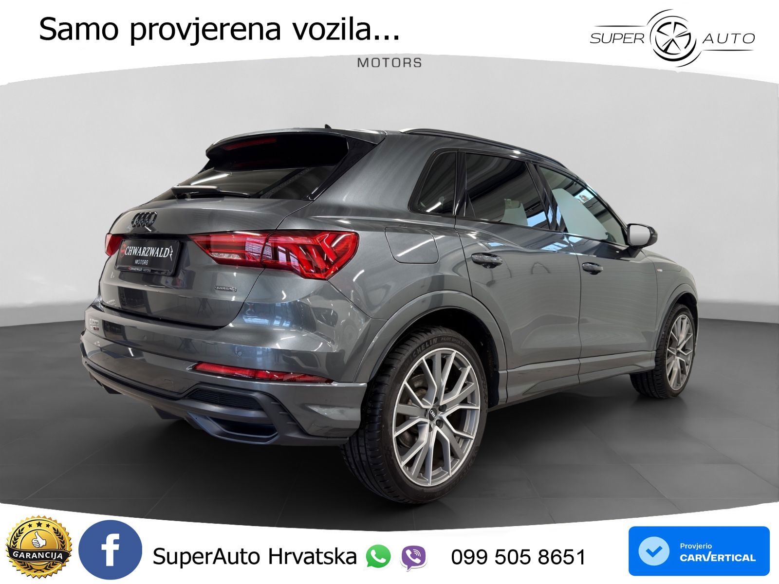 Audi Q3 40 TFSI (190 KS) quattro S tronic S line LED+GR SJED+ACC