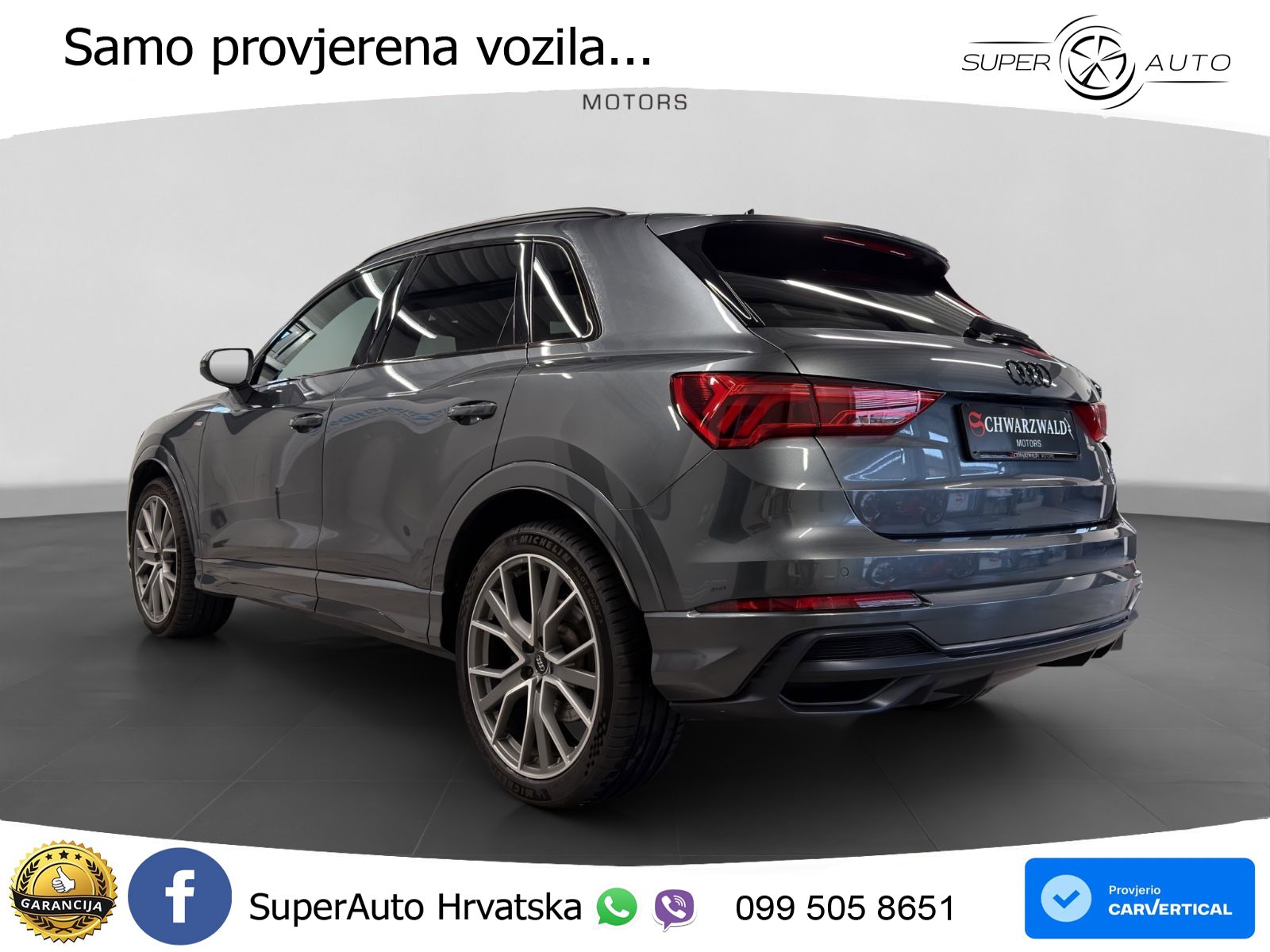 Audi Q3 40 TFSI (190 KS) quattro S tronic S line LED+GR SJED+ACC