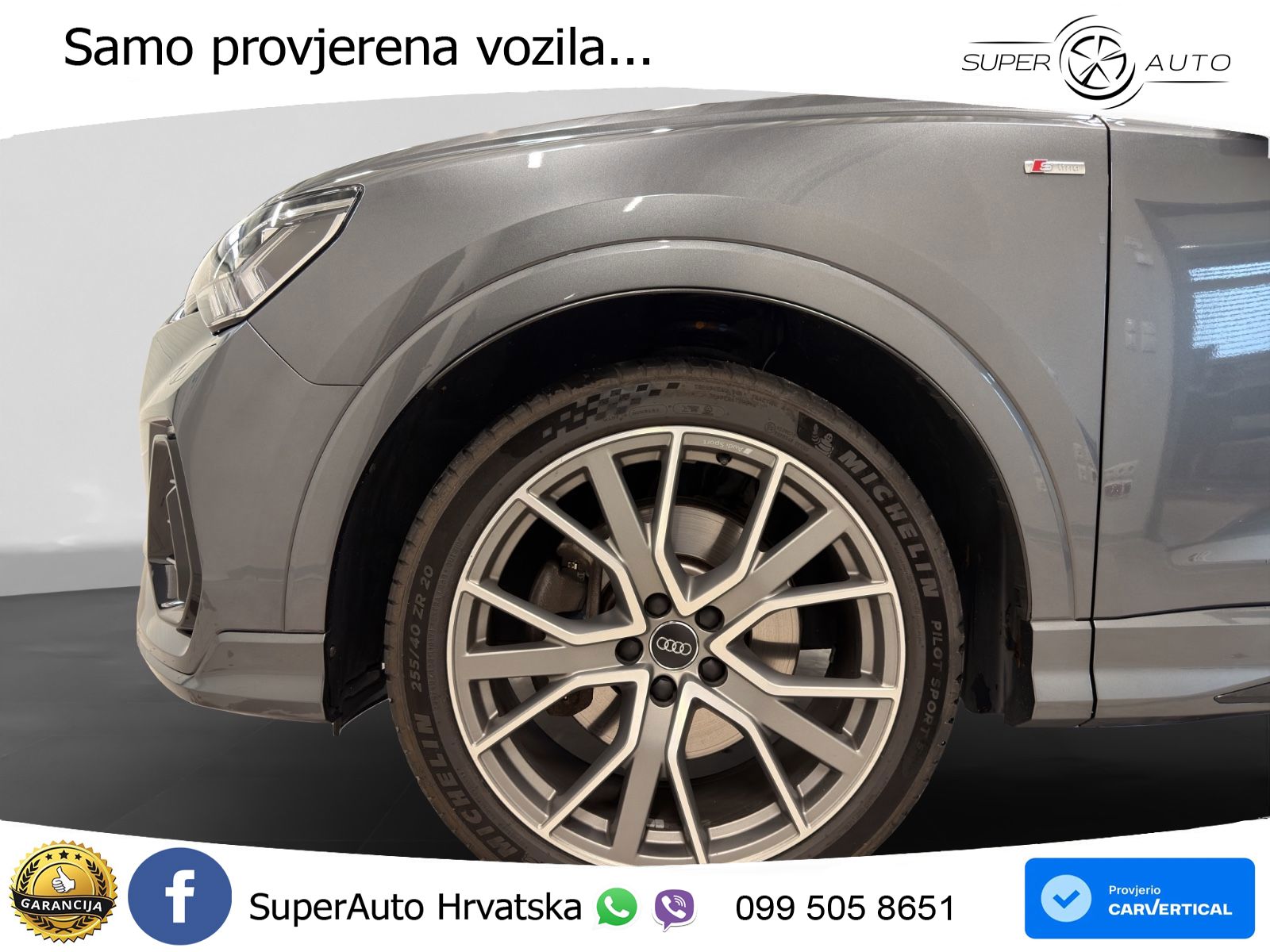 Audi Q3 40 TFSI (190 KS) quattro S tronic S line LED+GR SJED+ACC