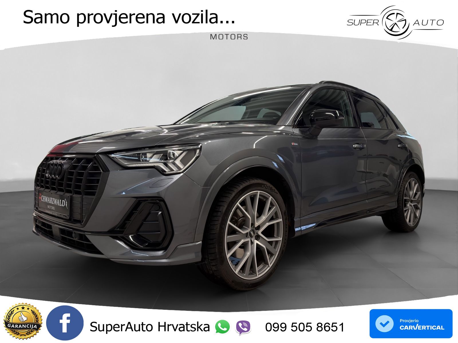 Audi Q3 40 TFSI (190 KS) quattro S tronic S line LED+GR SJED+ACC