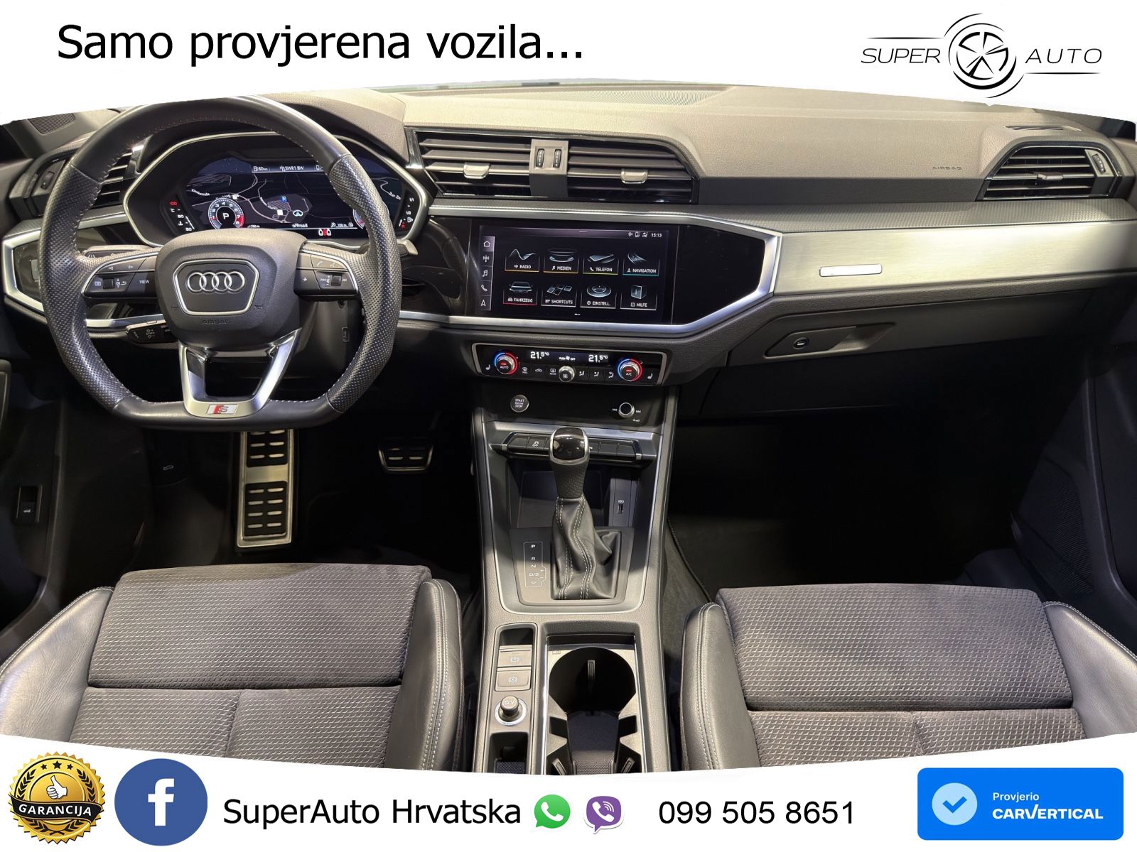 Audi Q3 40 TFSI (190 KS) quattro S tronic S line LED+GR SJED+ACC